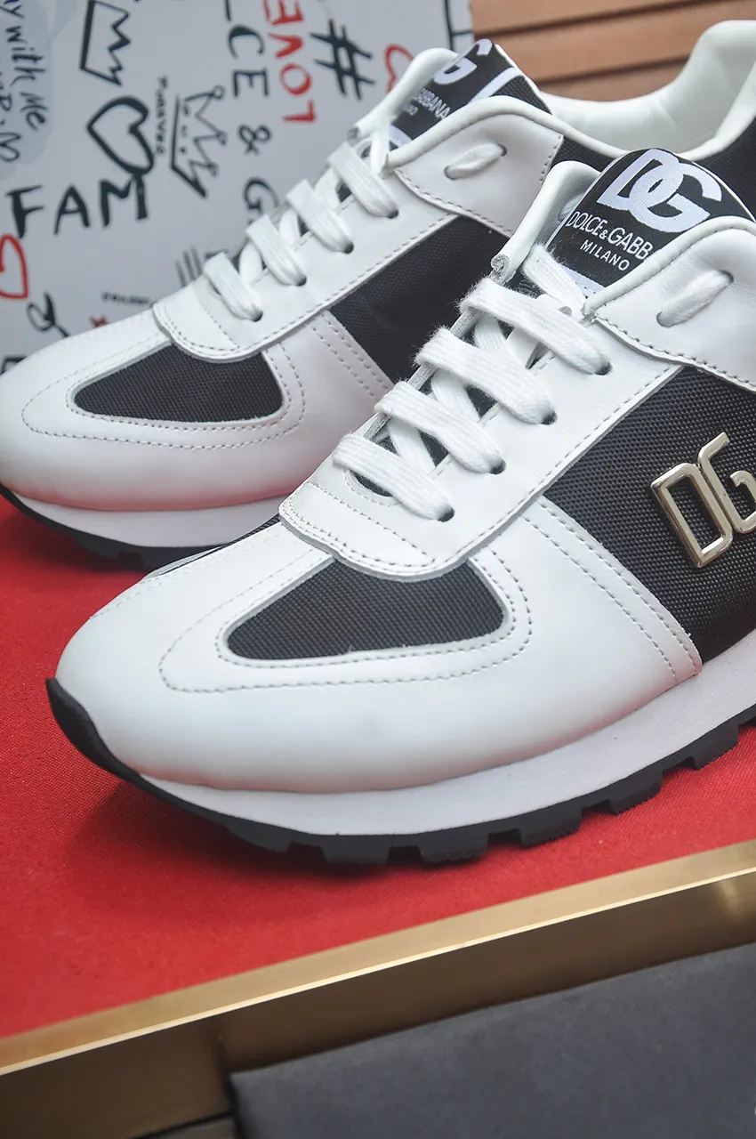 Men's shoes 💰440💶[D&G] High-end quality Product trademark: DG "Dolce & Gabbana*" low-top sneakers Product material: imported ^_^ cowhide upper, cotton silk lining, original outsole Regular size: 38-45 (customized in 45)